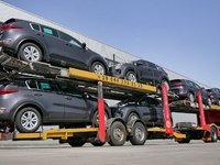 В Россию с начала года импортировано более 100 тысяч новых автомобилей